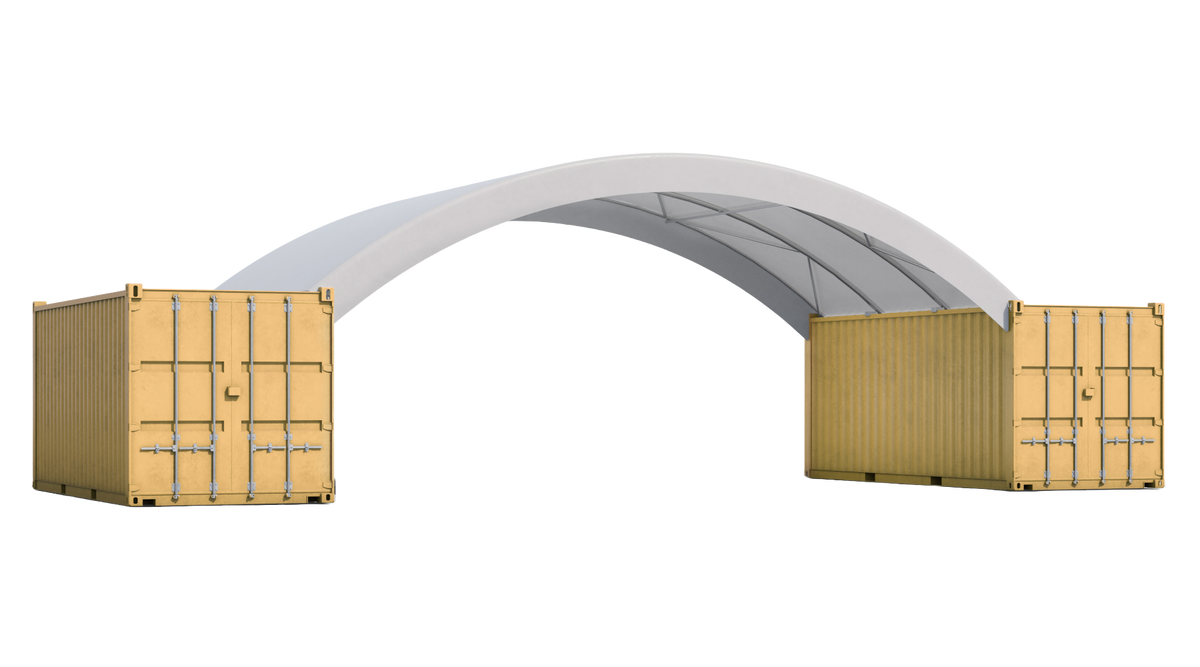 10m x 20ft Super Heavy Duty – Container Shelters